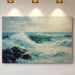 Ocean Swells Dance Against Stone