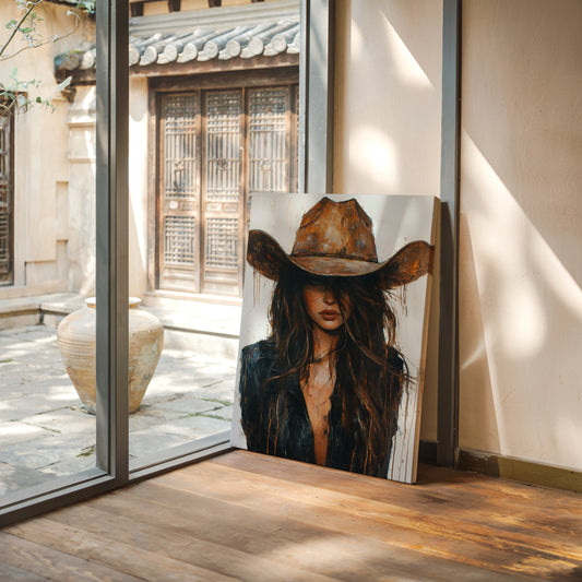 Whiskey Dust – Bold Western Cowgirl Print