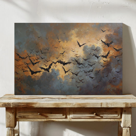 Flight Beneath Fiery Skies