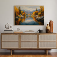 Mountain Lake Mirrors October's Glory