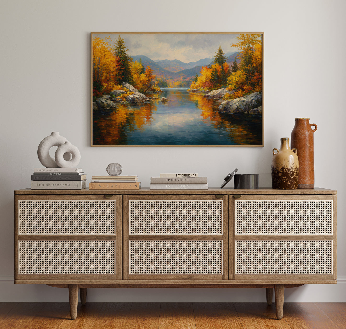 Mountain Lake Mirrors October's Glory