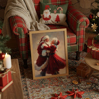 Love's Winter Dance In Crimson