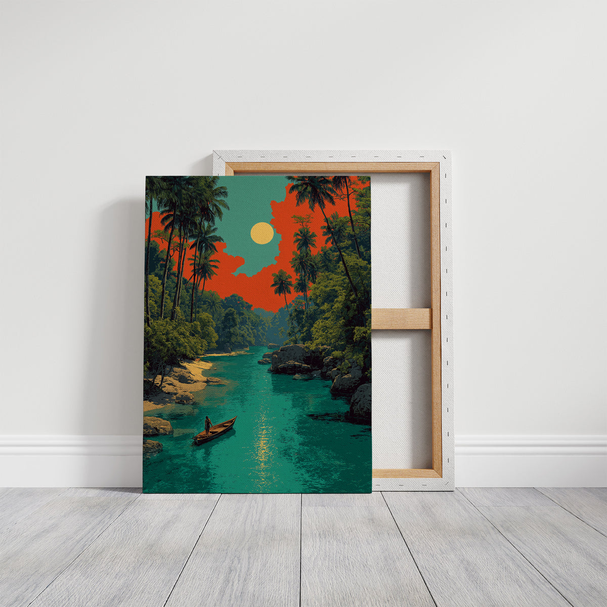 Palms Along the Turquoise Bend