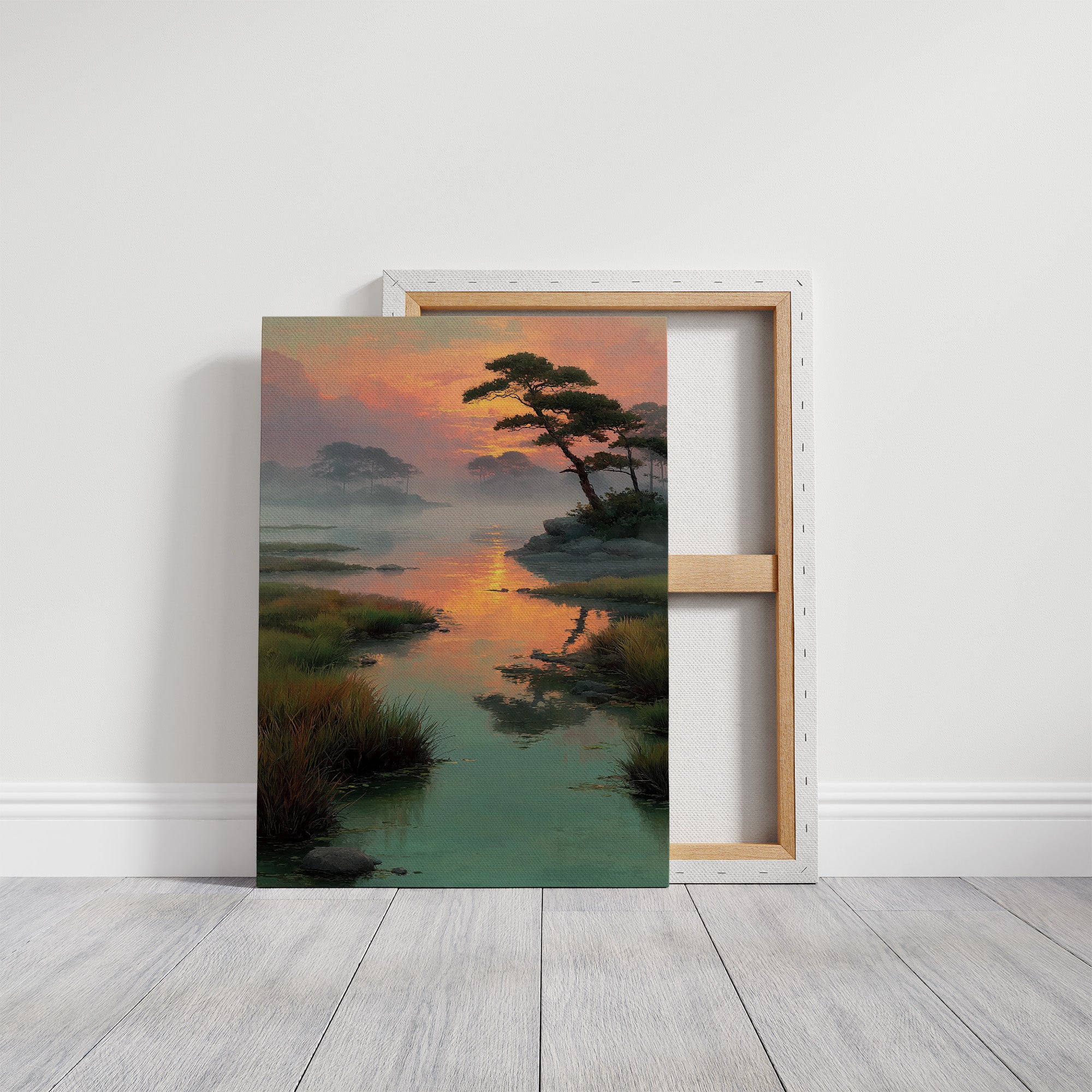 Sunset Lagoon Above Evening Spirits