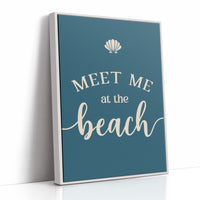 Coastal Invitation in Teal Depths