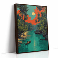 Palms Along the Turquoise Bend