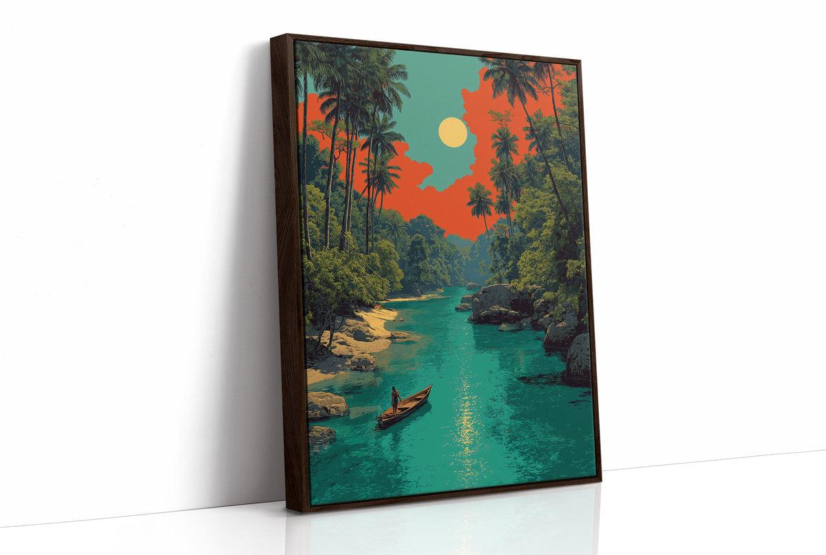 Palms Along the Turquoise Bend