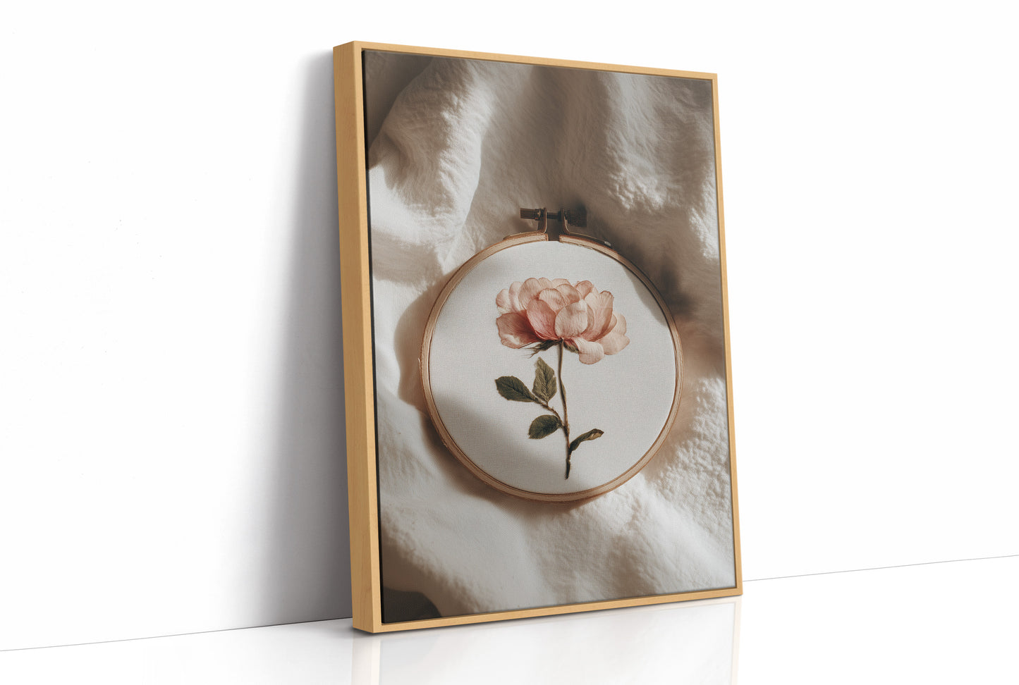 One Rose in a Sunday Hoop