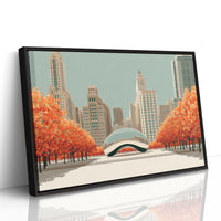 Autumn Flames Meet Steel Dreams