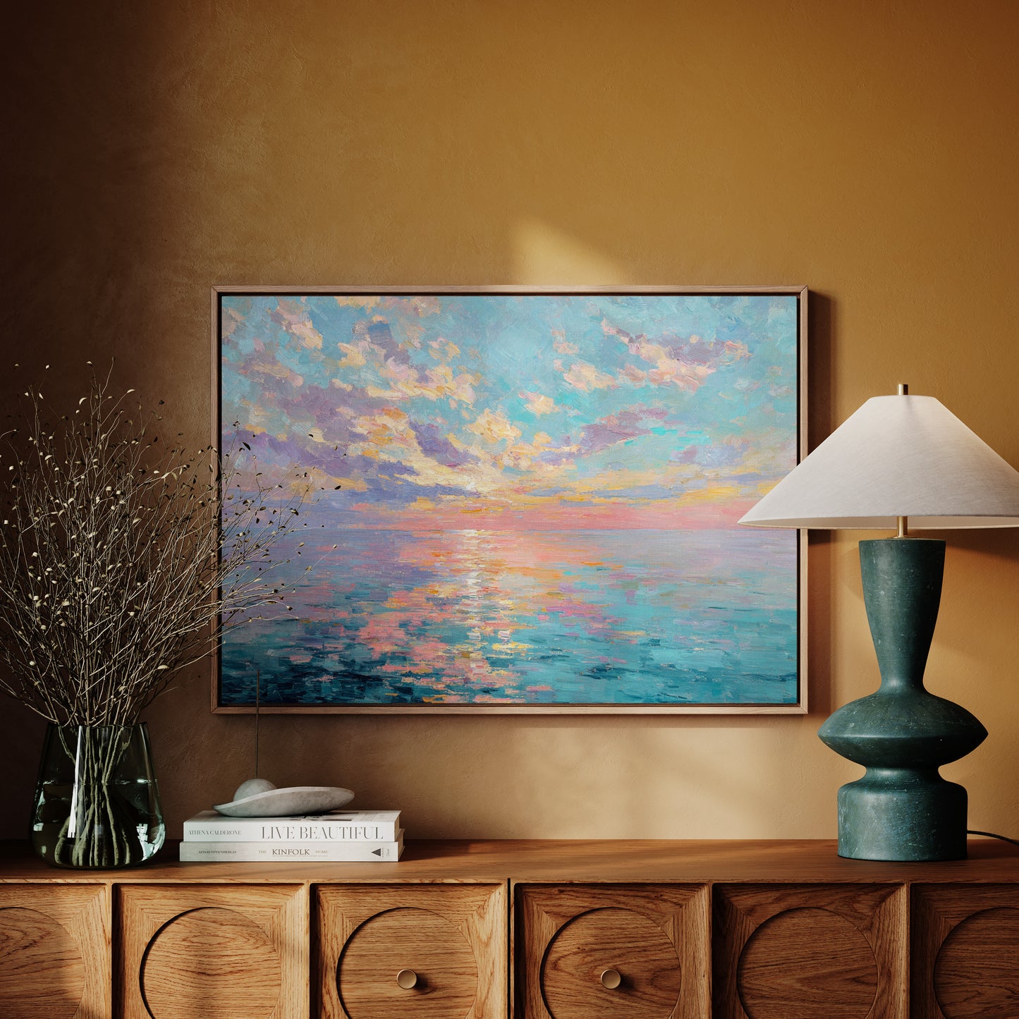 Ocean Light Paints The Morning Sky
