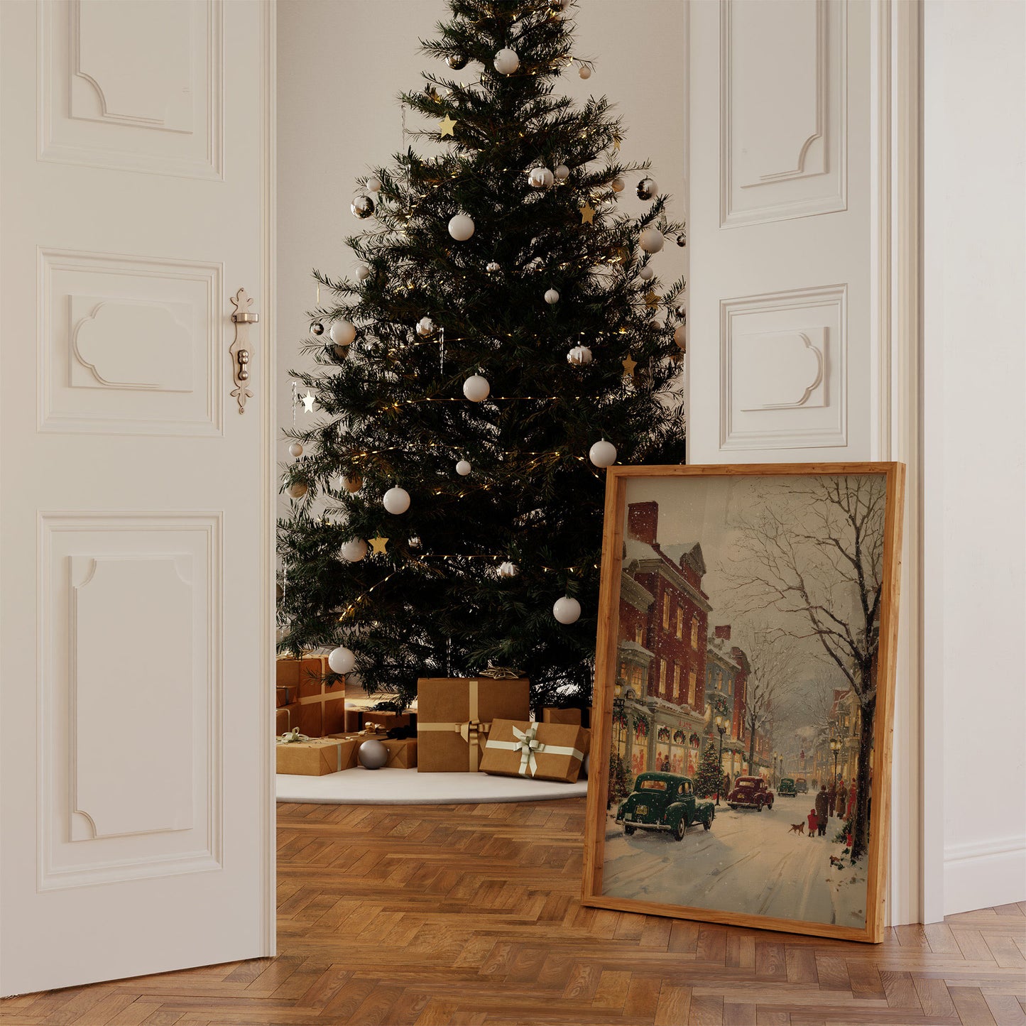 December Streets Remember Simpler Days