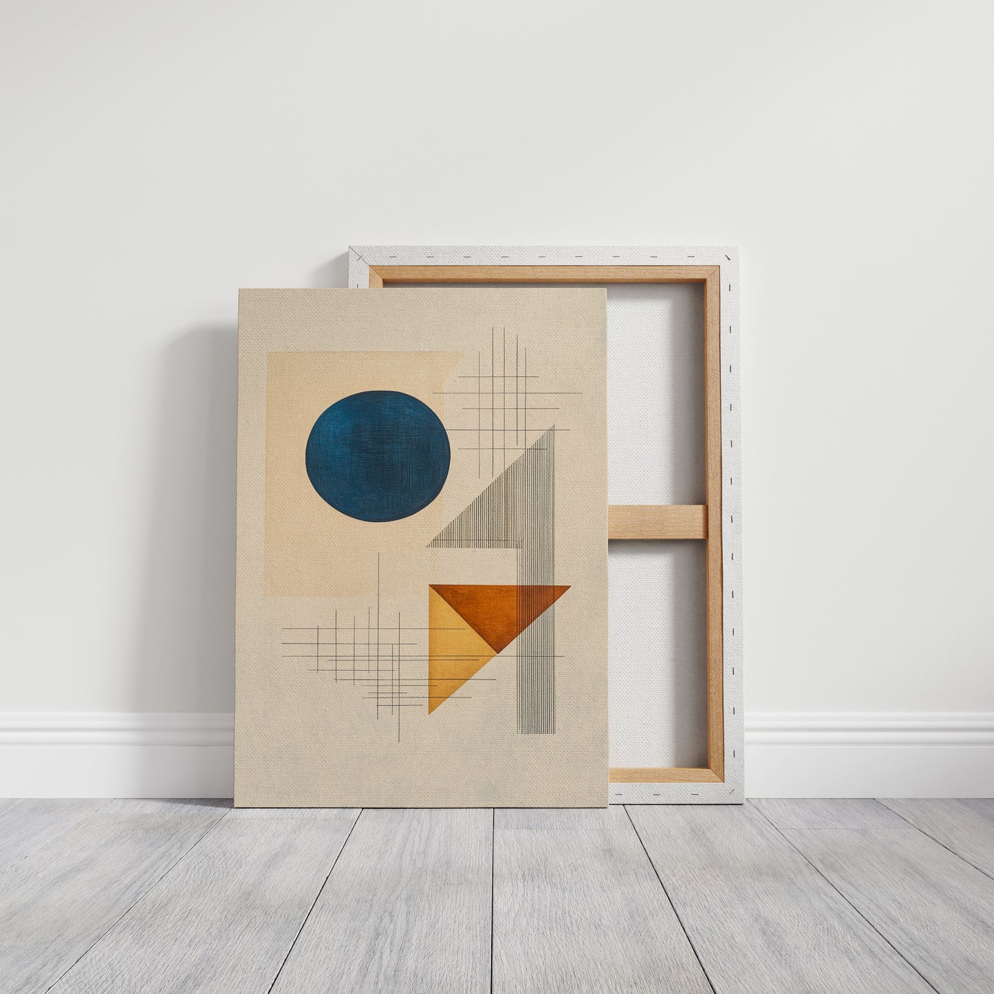Geometry Speaks In Ocean Blue