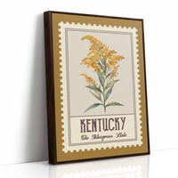 Kentucky Goldenrod Watercolor Stamp