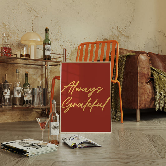 Autumn Letters Carry Simple Grace
