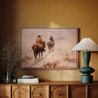 Dusty Trail Leads Through Winter Sage