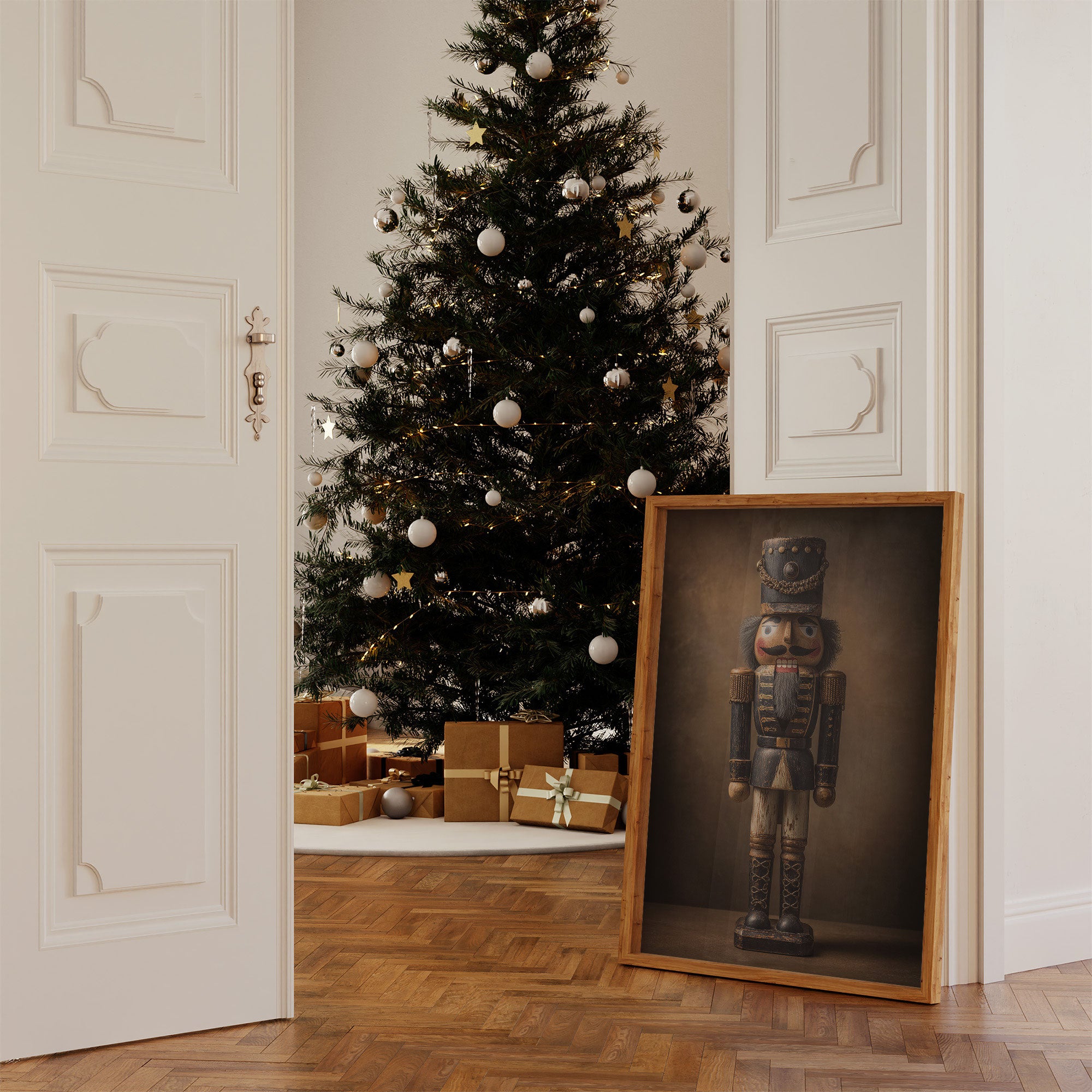 Noble Nutcracker Keeps Winter's Watch