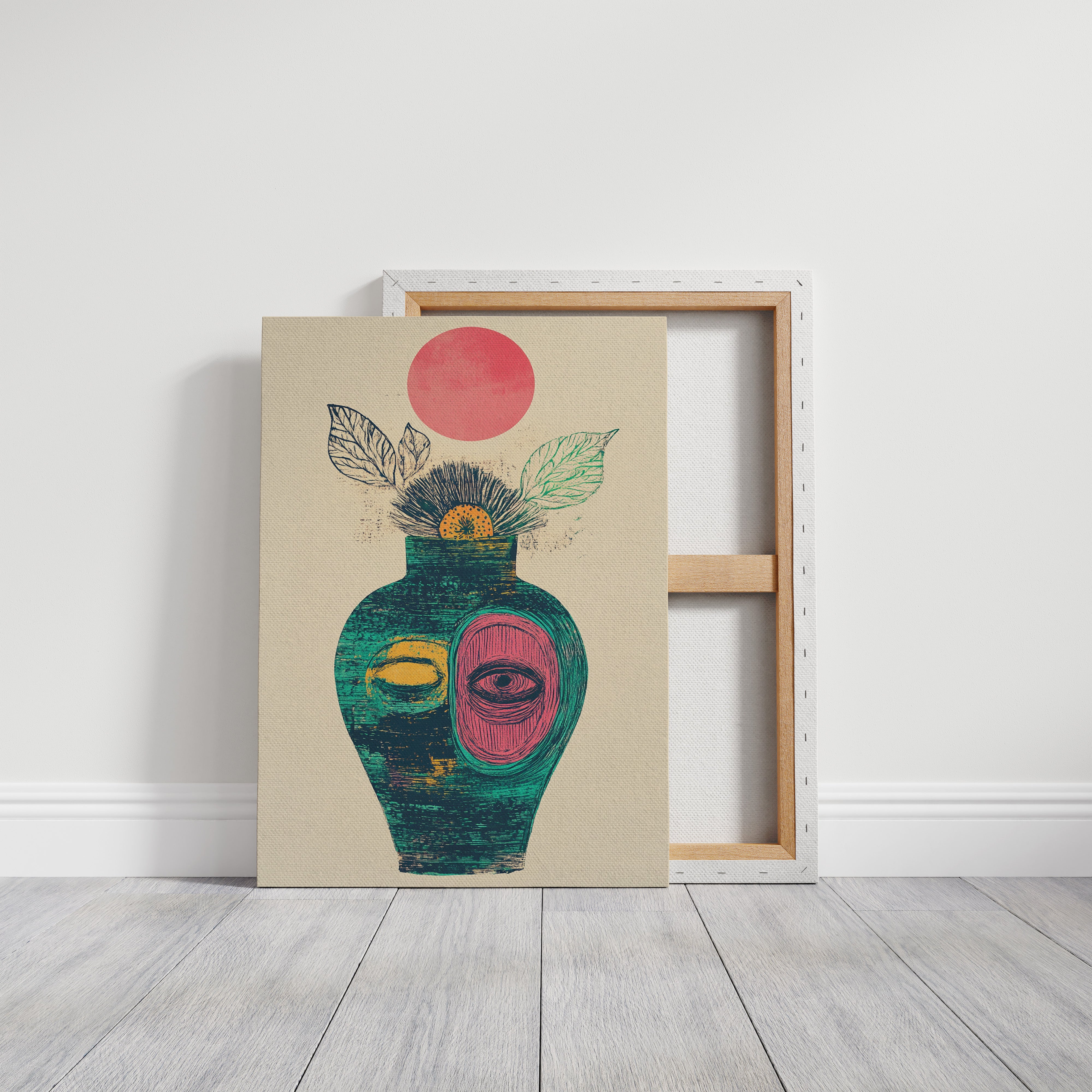 Moonlit Vase Holds Ancient Stories