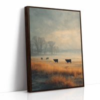 Cattle in the Morning Mist