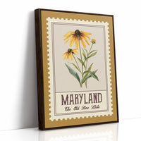 Maryland Black-Eyed Susan Watercolor Stamp