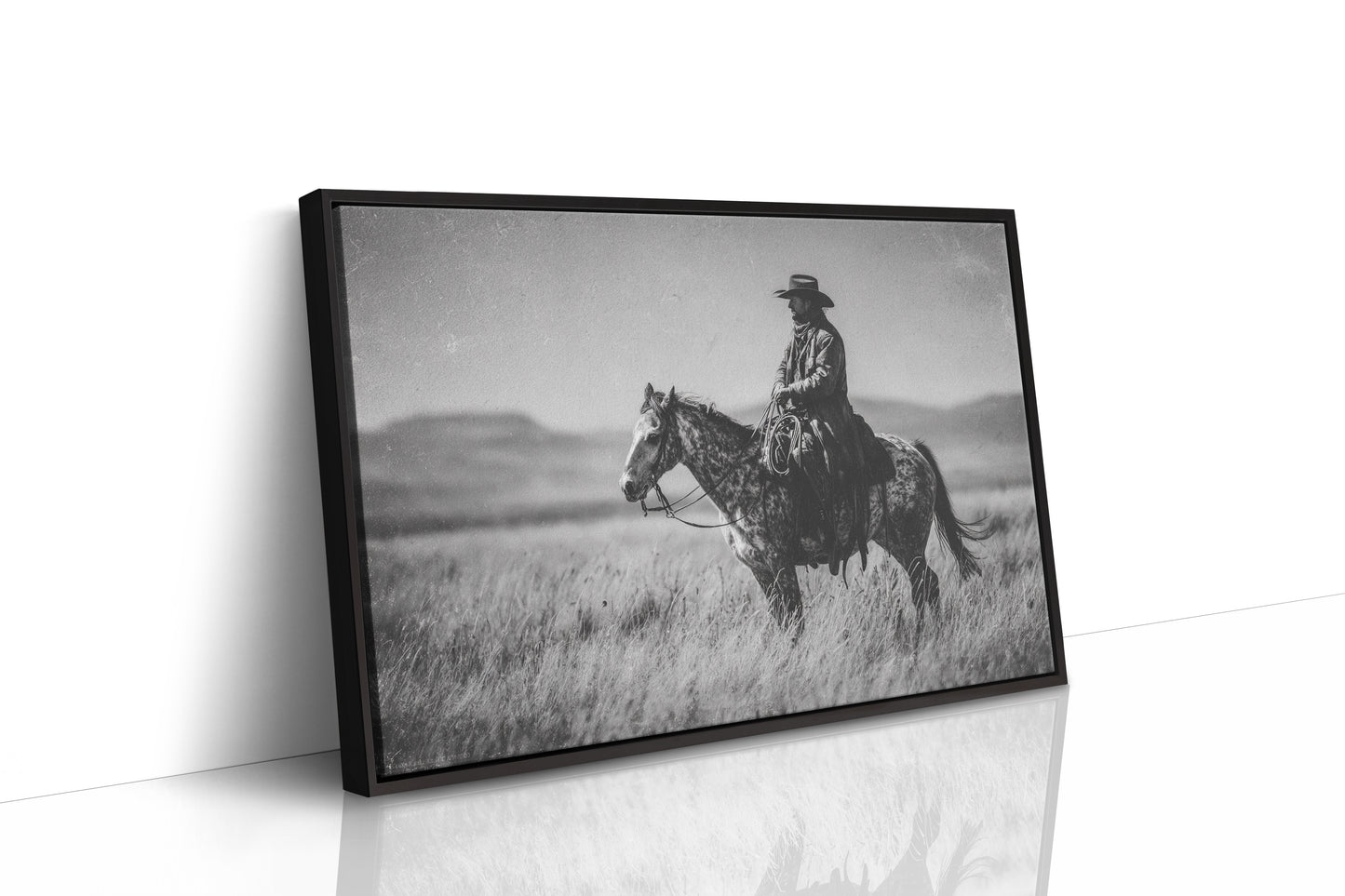 Prairie Dawn Rides Speckled Grace