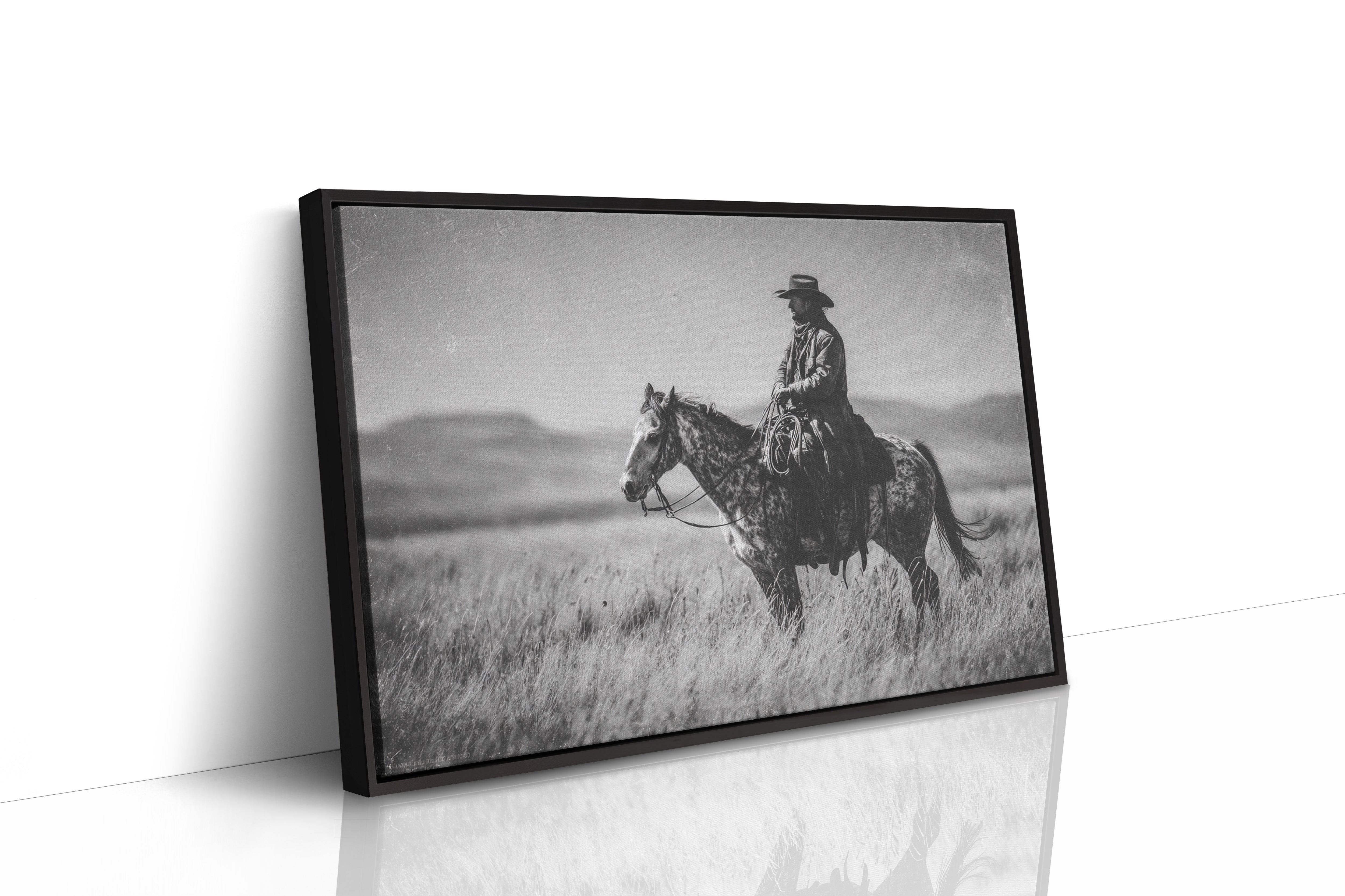 Prairie Dawn Rides Speckled Grace