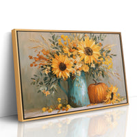 One Sunflower Fell Out of the Bouquet