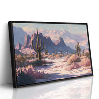 Pink Dawn Greets Saguaro Sentinels