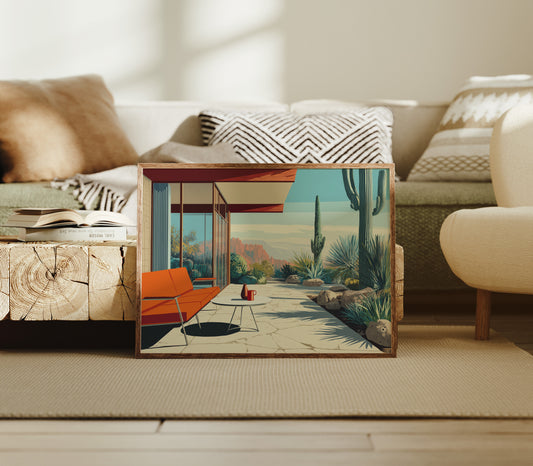 Desert Modernism Greets Coral Dawn