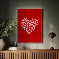 Brushstrokes Dance Into Love's Pattern