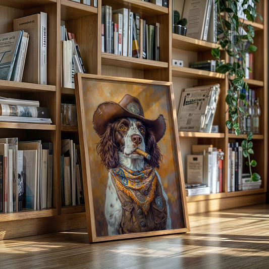 English Springer Spaniel Cowboy Sheriff