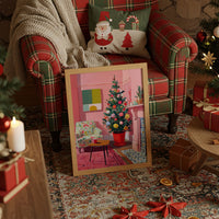 Festive Pink Room Glows Sweet