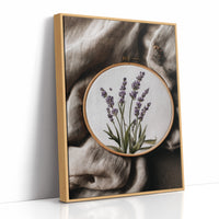 Lavender Stitched on Quiet Cloth