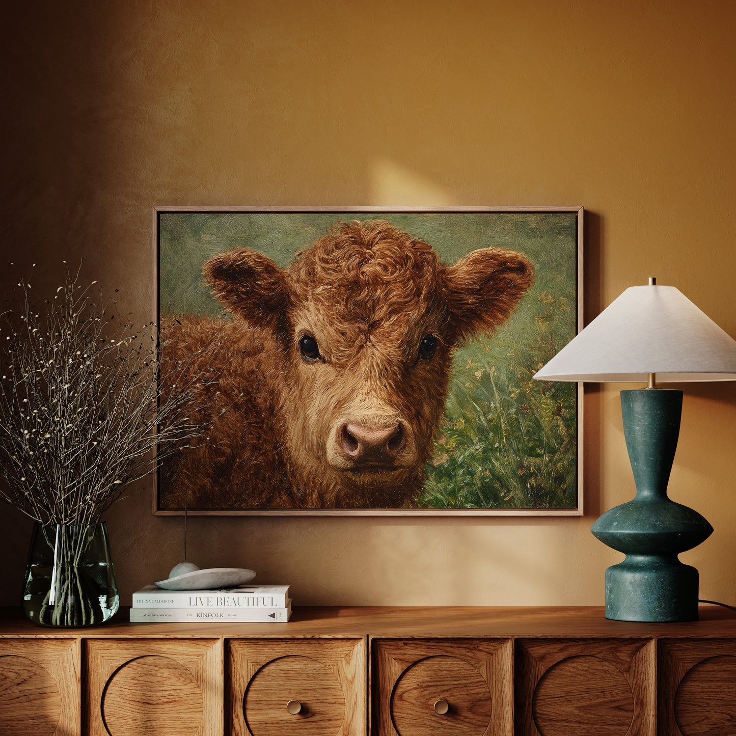 Sweet Summer Calf Holds Wonder
