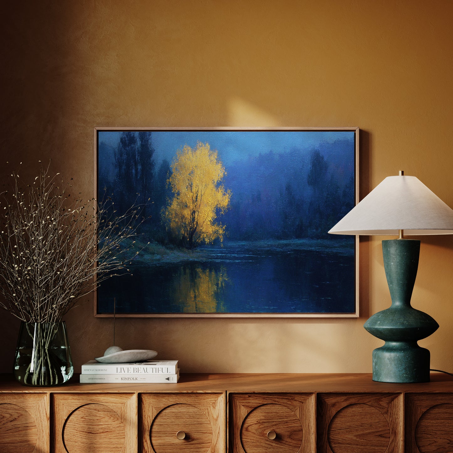 Golden Light Breaks Night's Silence