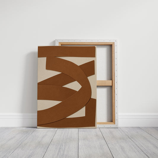 Terracotta Ribbons Weave Modern Tales