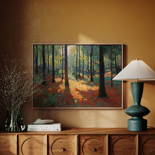 Autumn Light Dances Through Trees