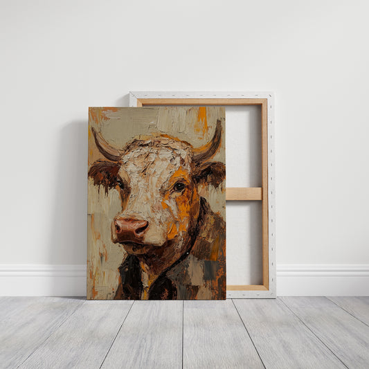 Rustic Longhorn with Painted Soul