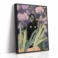 Hide and Seek Among the Irises