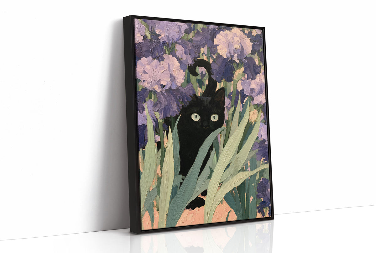 Hide and Seek Among the Irises