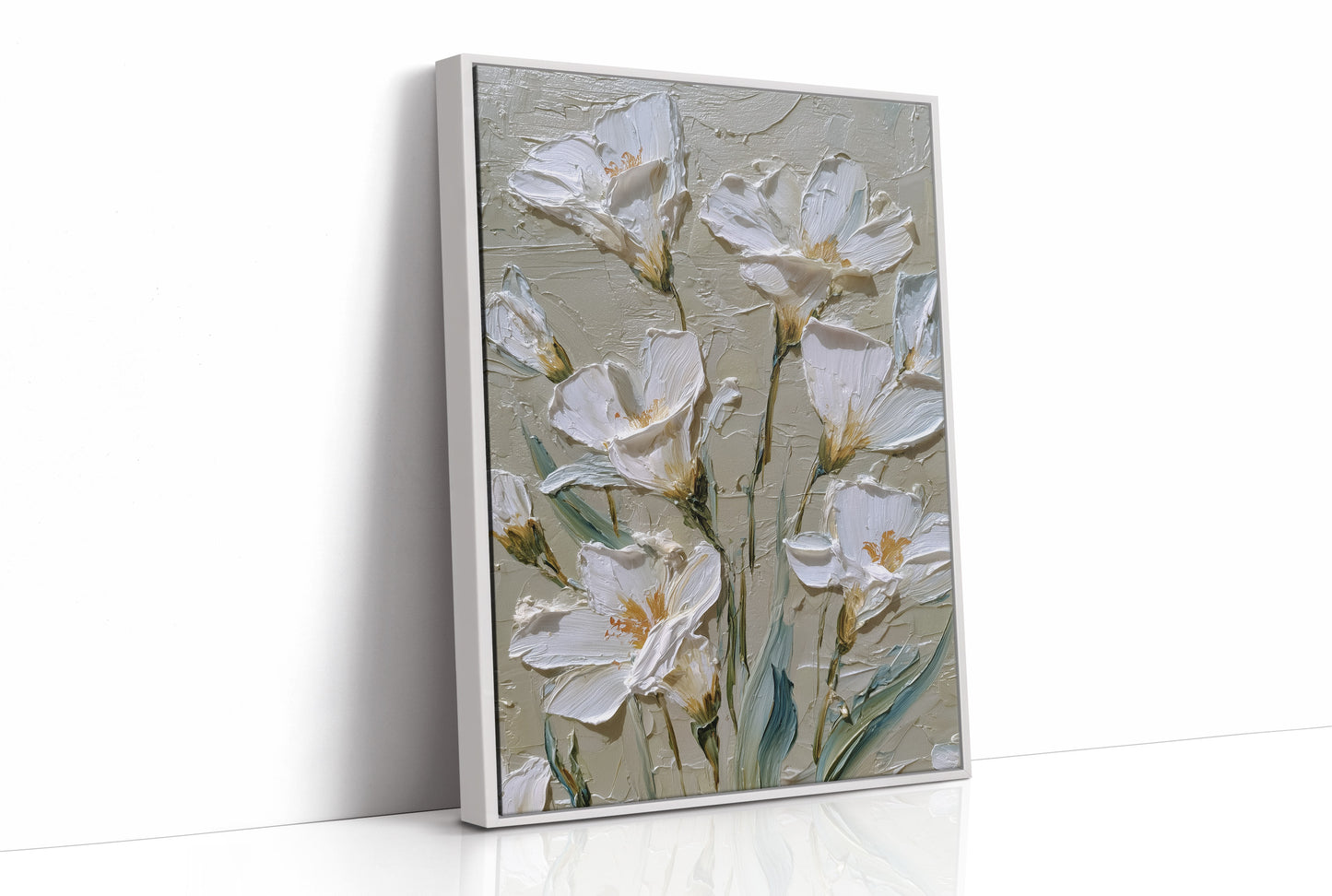 White Flowers Before Noon