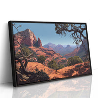 Twisted Juniper Frames Desert Peaks