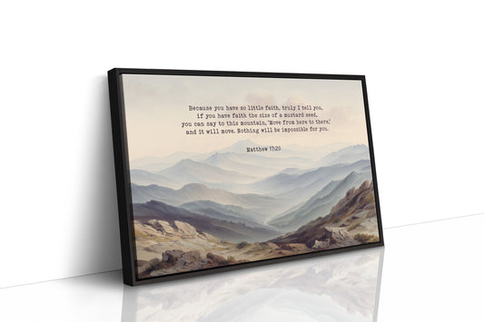 Faith Moves Mountains Into Mist