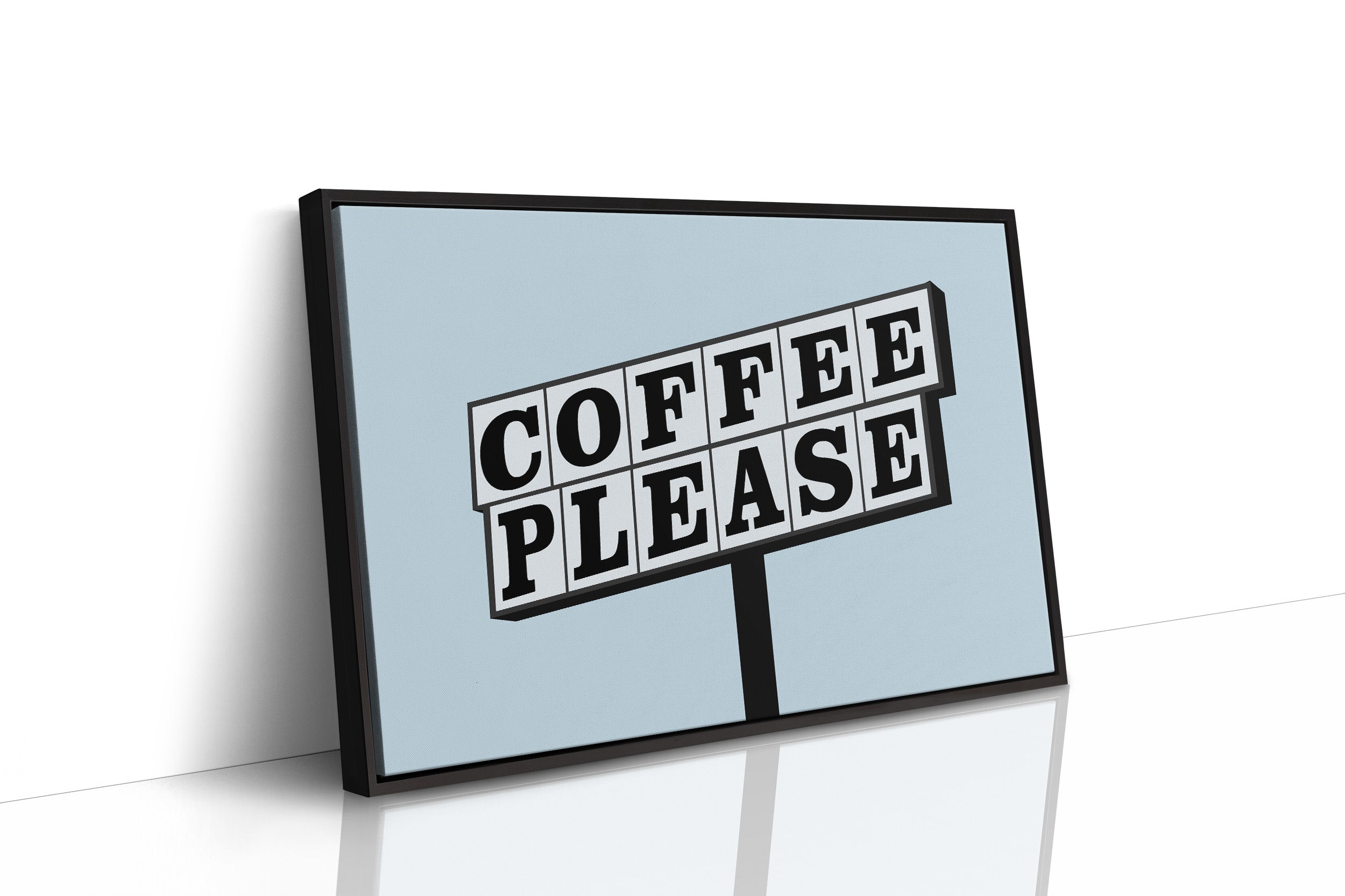 Bold Letters Beg For Caffeine