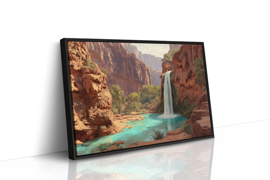 Turquoise Waters Meet Desert Walls