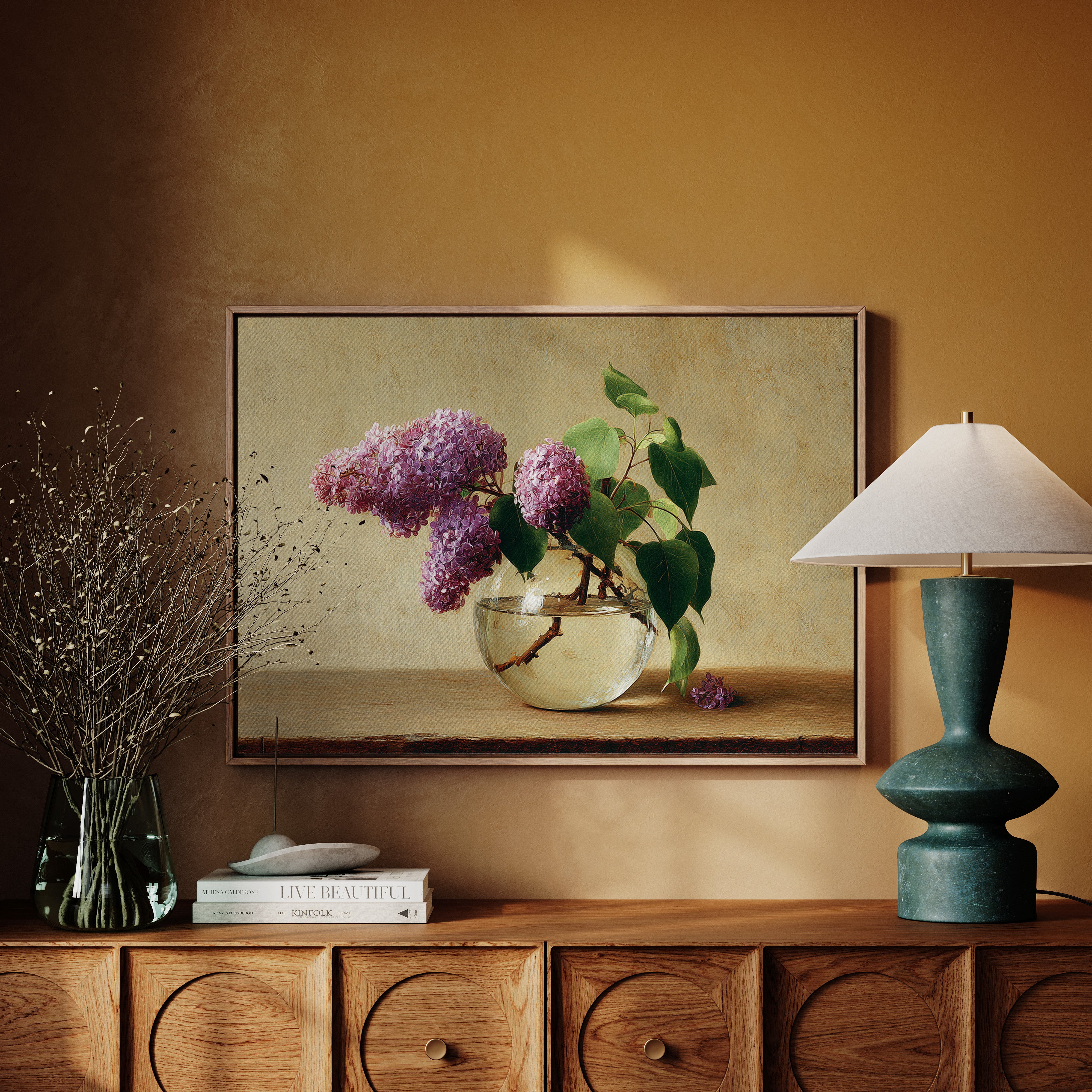 Lilacs Dance In Crystal Light