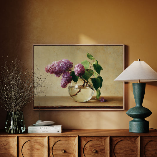 Lilacs Dance In Crystal Light