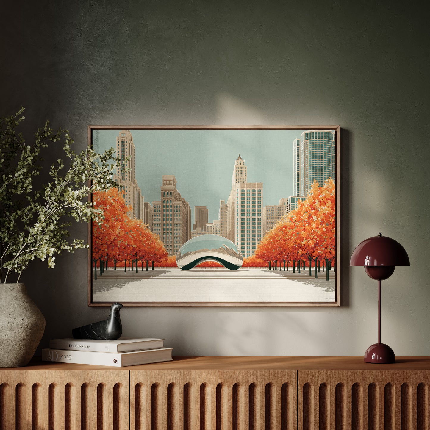 Autumn Flames Meet Steel Dreams
