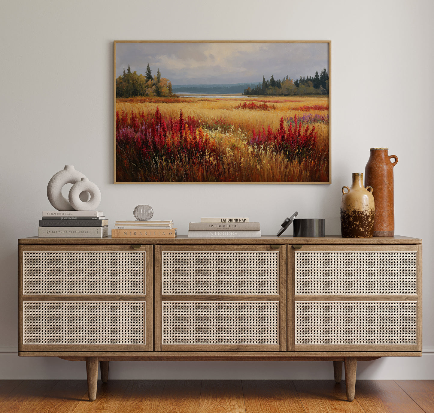 Crimson Meadows Paint October's Song