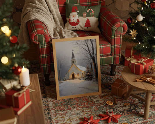 Silent Night Blesses Country Chapel