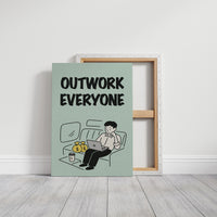 Outwork Everyone Hustle Illustration